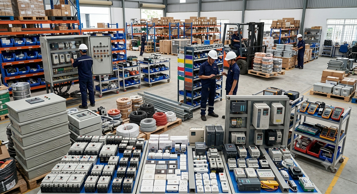 Phân loại các nhóm sản phẩm thiết bị điện công nghiệp phổ biến hiện nay