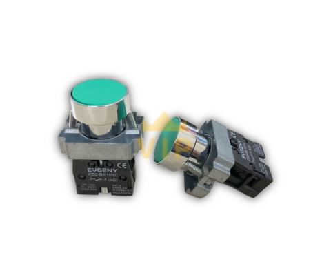 Nút nhấn nhã màu xanh 22mm XB2-BA31 EVGENY