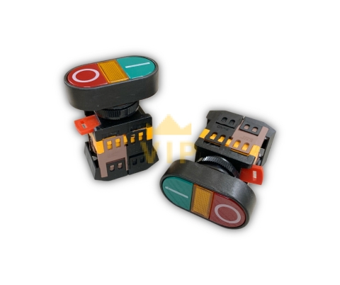 Nút nhấn đôi ON-OFF có đèn phi 22mm 10A AC 220V EVGENY